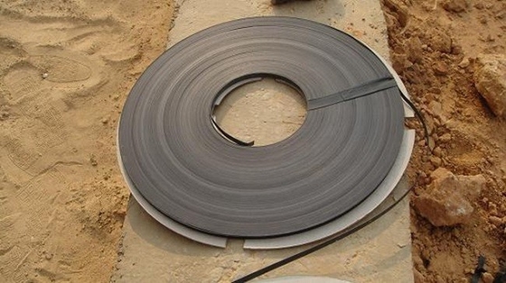 titanium ribbon anode 6.35x0.635mm for cathodic protection (ICCP) in Fine Sand and Concrete